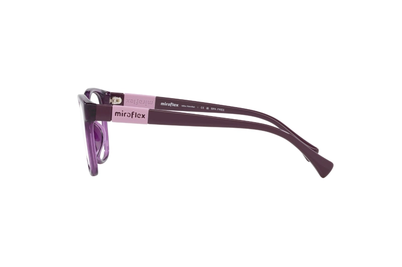 LENTES MIRAFLEX ÓPTICOS VIOLETA ROSA NIÑOS - 4