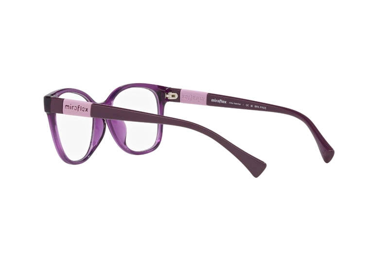 LENTES MIRAFLEX ÓPTICOS VIOLETA ROSA NIÑOS - 5