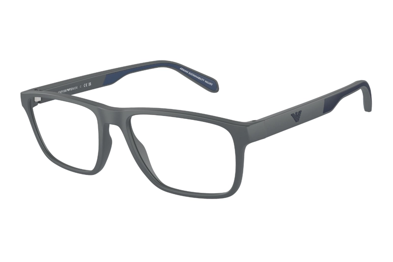 LENTES EMPORIO ARMANI ÓPTICOS GRIS MATE - 2
