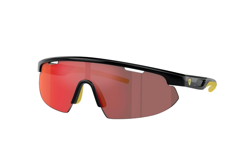 LENTES SOL FERRARI NEGRO ESPEJADOS SCUDERIA - 2