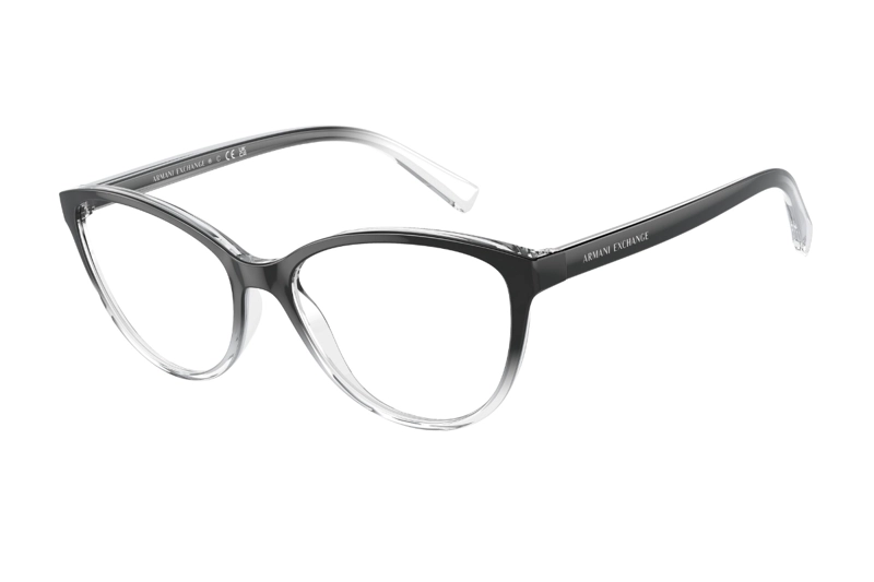 LENTES ARMANI EXCHANGE ÓPTICOS NEGRO BRILLANTE - 2
