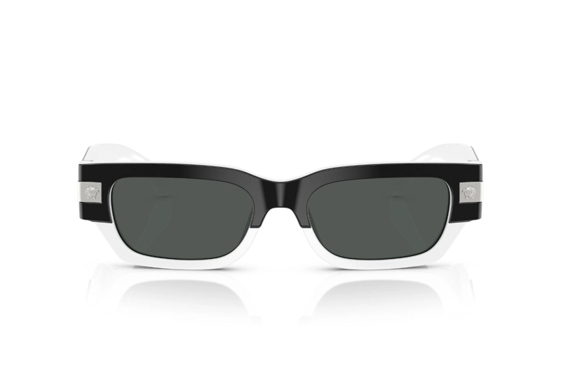 LENTES SOL VERSACE NEGRO Y BLANCO - 2