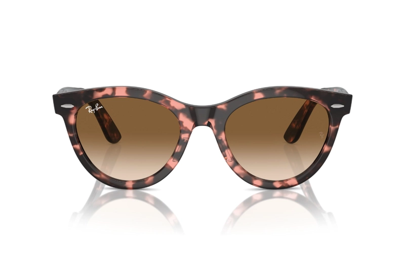 LENTES SOL RAY-BAN WAYFARER WAY ROSADO HAVANA DEGRADÉ - 1