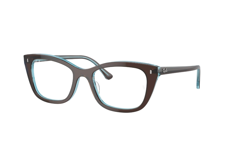 LENTES RAY-BAN ÓPTICOS MARRÓN TRANSPARENTE ÓPTICAL - 2