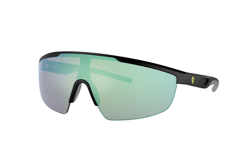 LENTES SOL FERRARI NEGRO MATE ESPEJADOS SCUDERIA - 2