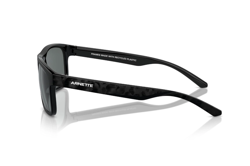 LENTES SOL ARNETTE KHIM NEGRO RECICLADO POLARIZADOS - 3