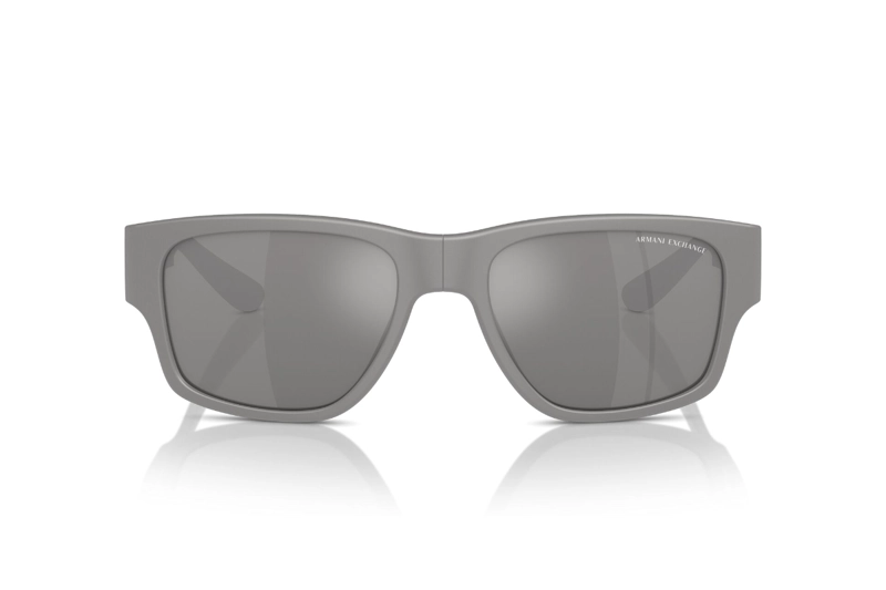LENTES SOL ARMANI EXCHANGE GRIS MATE ESPEJADOS - 1