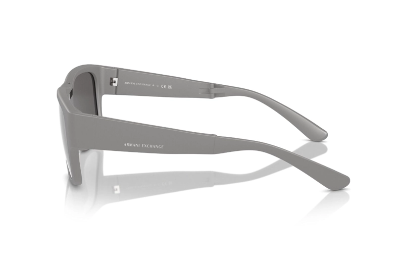 LENTES SOL ARMANI EXCHANGE GRIS MATE ESPEJADOS - 3