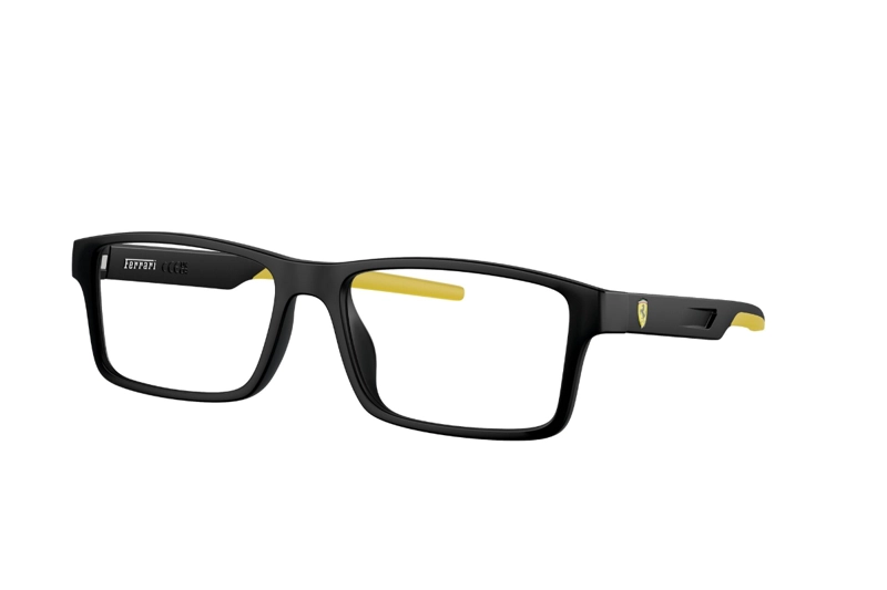 LENTES FERRARI ÓPTICOS NEGRO MATE SCUDERIA - 2