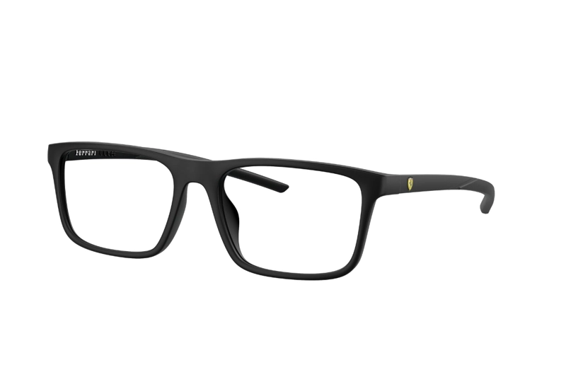 LENTES FERRARI ÓPTICOS NEGRO MATE SCUDERIA - 2