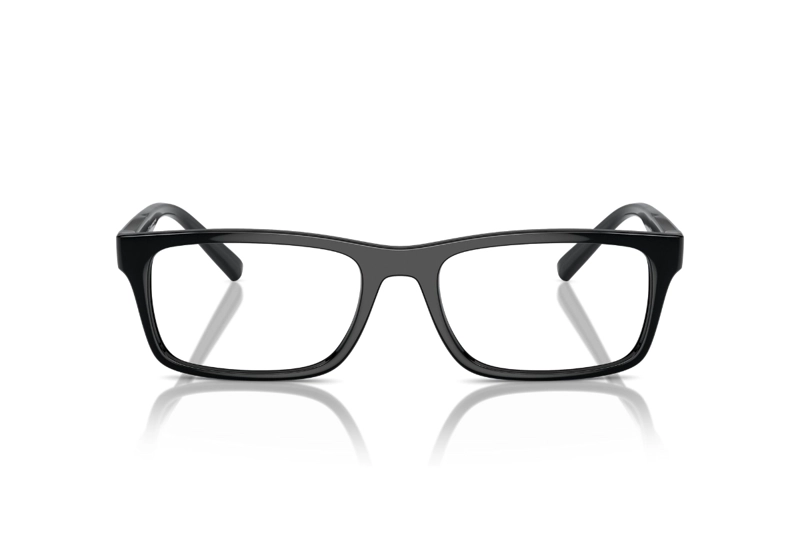 LENTES ARMANI EXCHANGE ÓPTICOS NEGRO BRILLANTE - 1