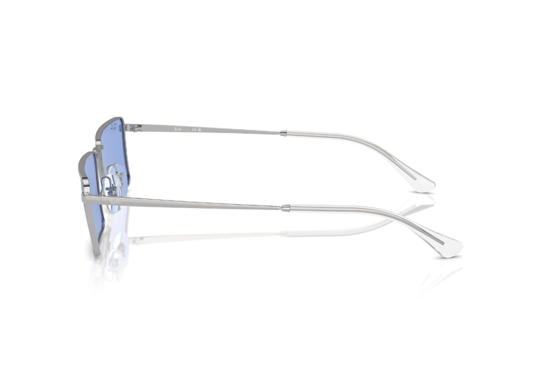 LENTES SOL RAY-BAN EMY PLATEADO BIO-BASED SUSTENTABLE - 3