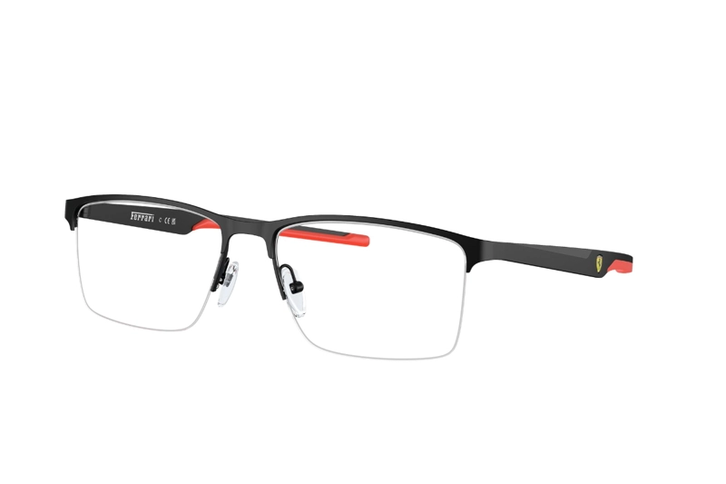 LENTES FERRARI ÓPTICOS NEGRO MATE SCUDERIA - 2