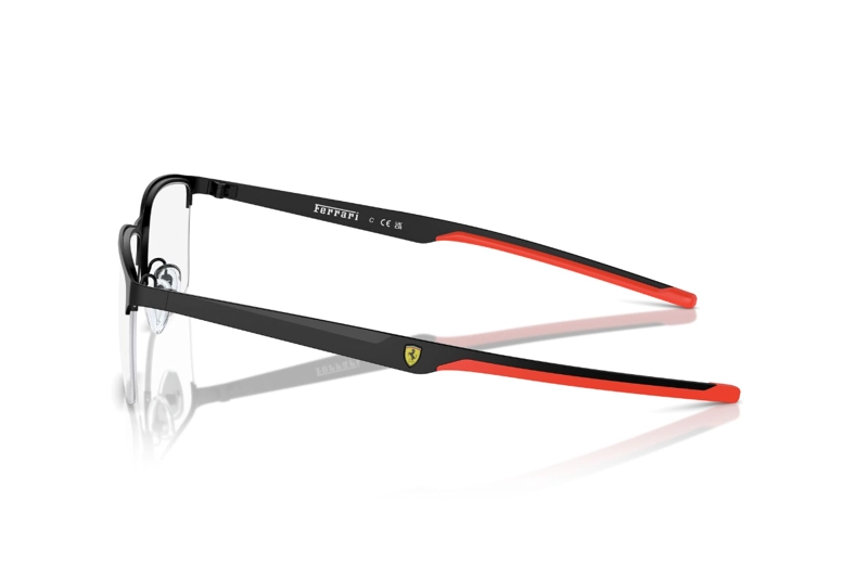 LENTES FERRARI ÓPTICOS NEGRO MATE SCUDERIA - 3