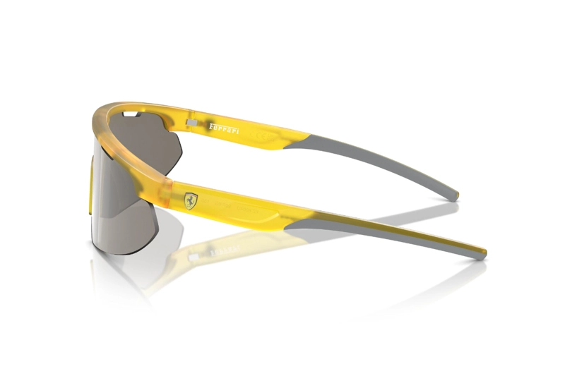 LENTES SOL FERRARI AMARILLO MATE ESPEJADOS SCUDERIA - 3