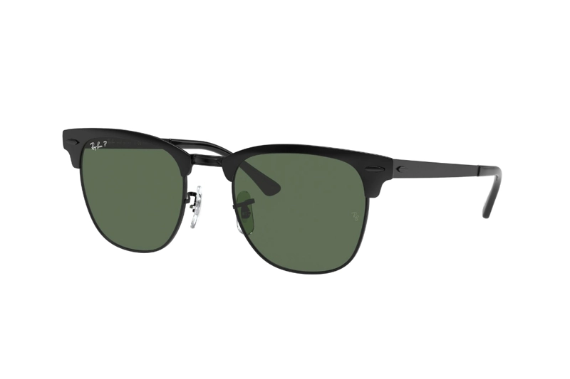 LENTES DE SOL CLUBMASTER METAL NEGRO MATE POLARIZADOS RAY-BAN - 2