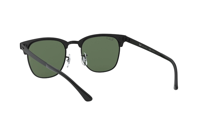LENTES DE SOL CLUBMASTER METAL NEGRO MATE POLARIZADOS RAY-BAN - 6