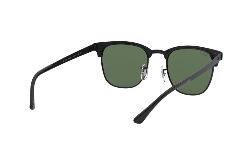 LENTES DE SOL CLUBMASTER METAL NEGRO MATE POLARIZADOS RAY-BAN - 8