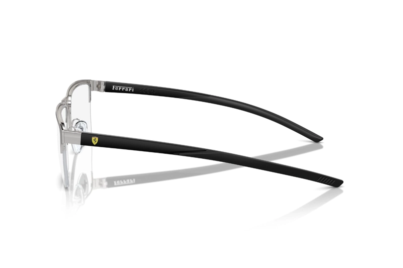 LENTES FERRARI ÓPTICOS PLATEADO CEPILLADO SCUDERIA - 3