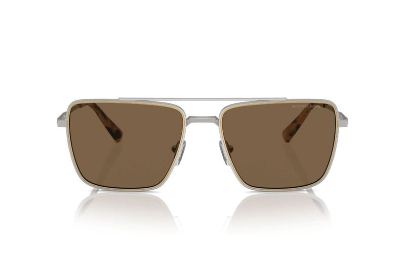 LENTES SOL MICHAEL KORS BLUE RIDGE PLATEADO - 1