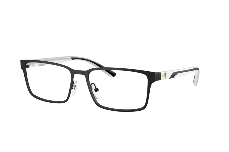 LENTES FERRARI ÓPTICOS NEGRO MATE SCUDERIA - 2