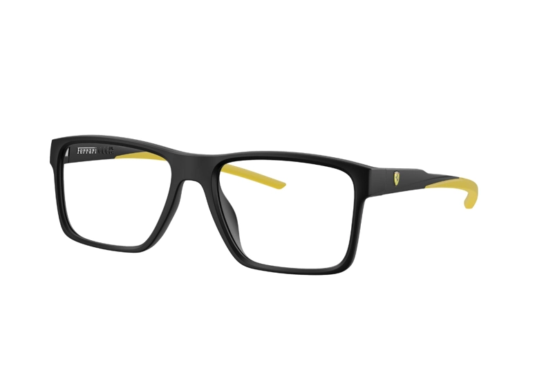 LENTES FERRARI ÓPTICOS NEGRO MATE SCUDERIA - 2