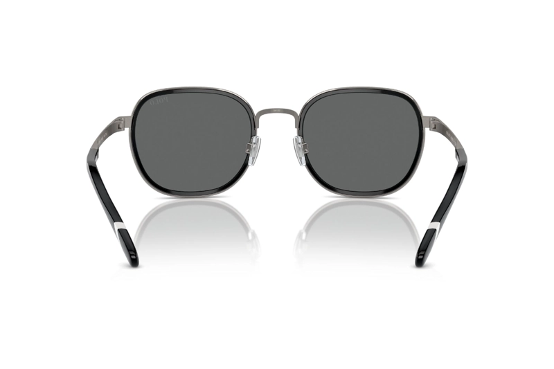 LENTES SOL POLO NEGRO Y PLATA RALPH LAUREN - 4
