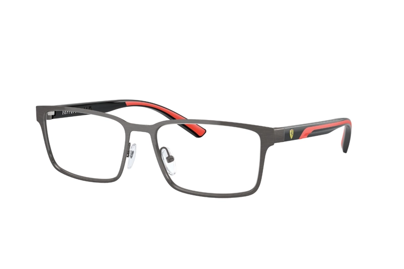 LENTES FERRARI ÓPTICOS GRIS CEPILLADO SCUDERIA - 2
