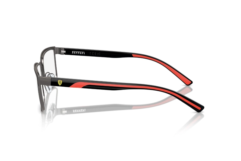 LENTES FERRARI ÓPTICOS GRIS CEPILLADO SCUDERIA - 3