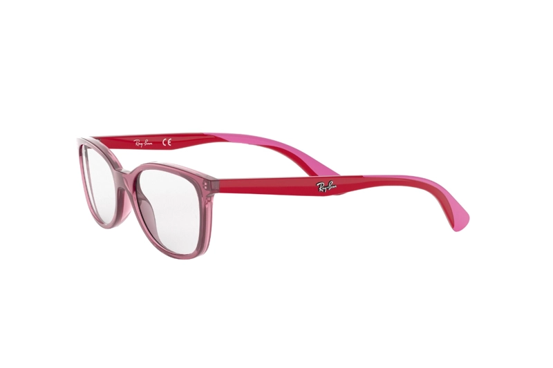 LENTES RAY-BAN ÓPTICOS ROJO ROSA JUNIOR NIÑOS - 3
