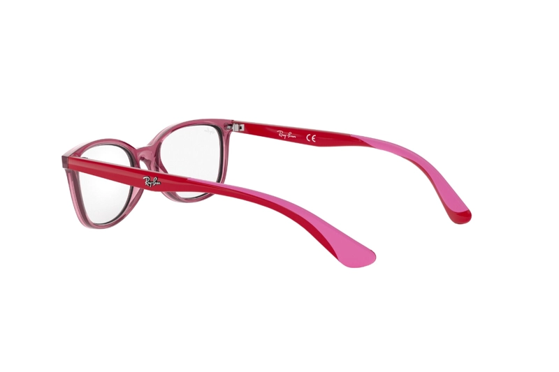 LENTES RAY-BAN ÓPTICOS ROJO ROSA JUNIOR NIÑOS - 5