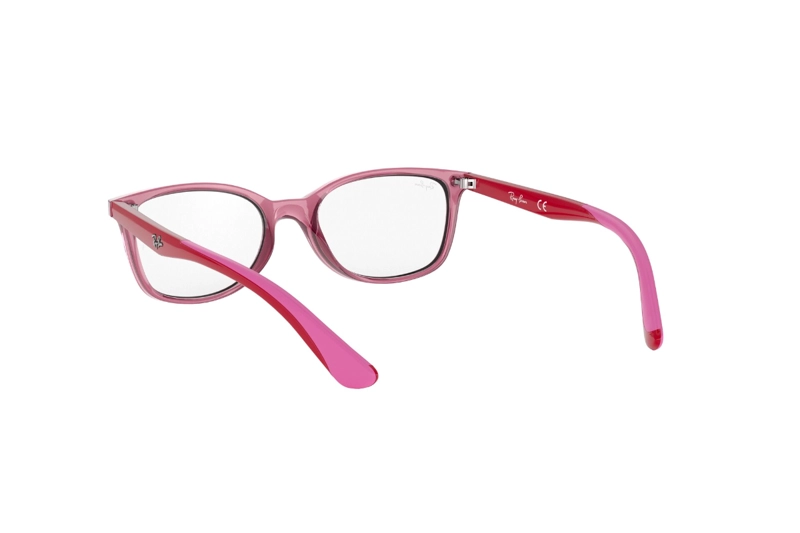 LENTES RAY-BAN ÓPTICOS ROJO ROSA JUNIOR NIÑOS - 6