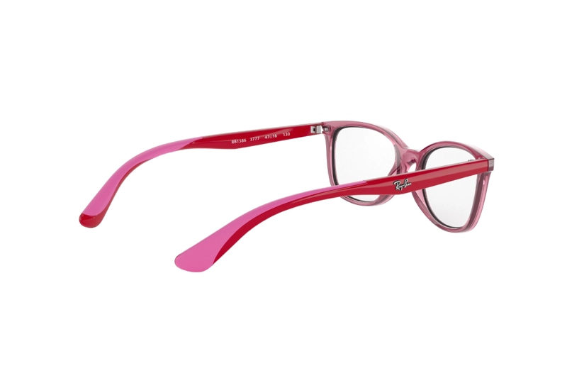LENTES RAY-BAN ÓPTICOS ROJO ROSA JUNIOR NIÑOS - 9