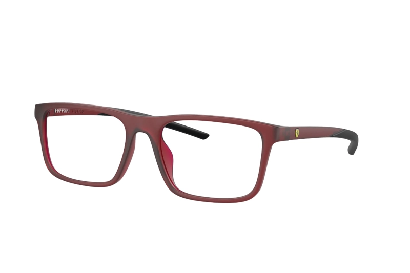 LENTES FERRARI ÓPTICOS ROJO MATE SCUDERIA - 2