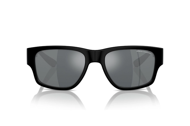 LENTES SOL ARMANI EXCHANGE NEGRO MATE ESPEJADOS - 1