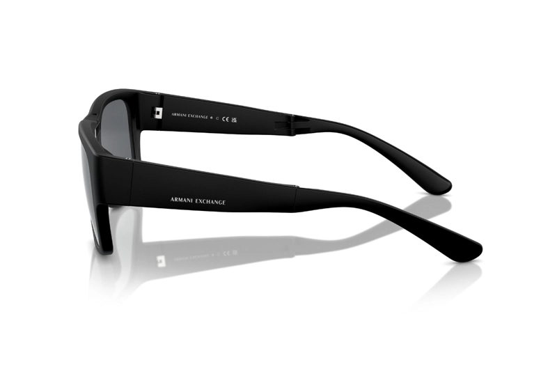 LENTES SOL ARMANI EXCHANGE NEGRO MATE ESPEJADOS - 3