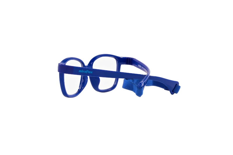 LENTES OPTICOS AZUL CON CORREA MIRAFLEX PARA NIÑOS - 5