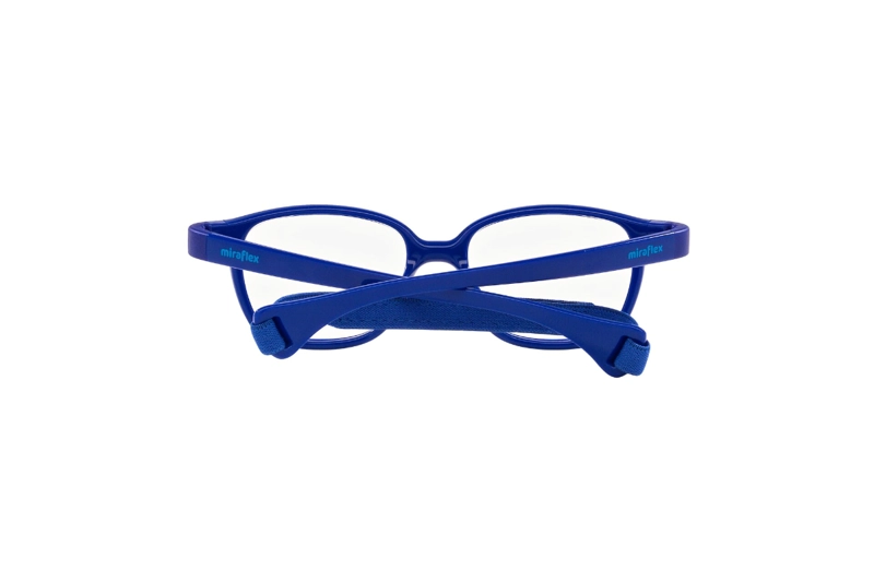 LENTES OPTICOS AZUL CON CORREA MIRAFLEX PARA NIÑOS - 7