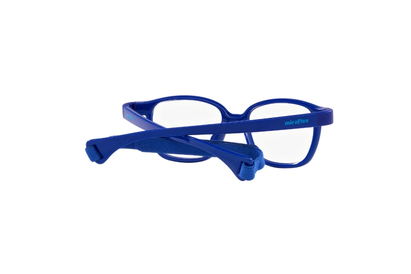 LENTES OPTICOS AZUL CON CORREA MIRAFLEX PARA NIÑOS - 8