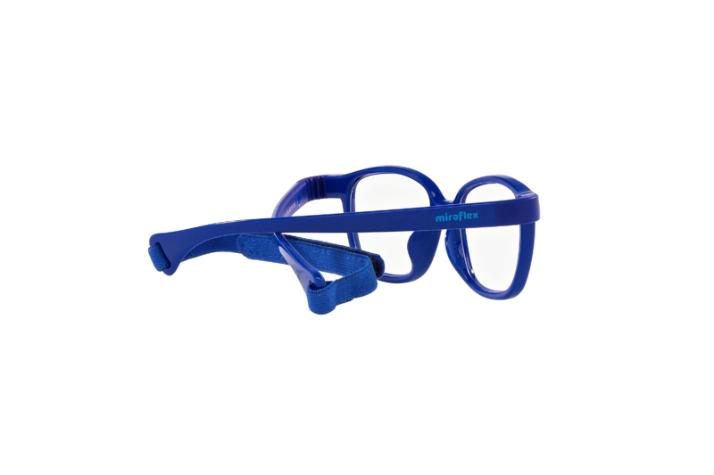 LENTES OPTICOS AZUL CON CORREA MIRAFLEX PARA NIÑOS - 9