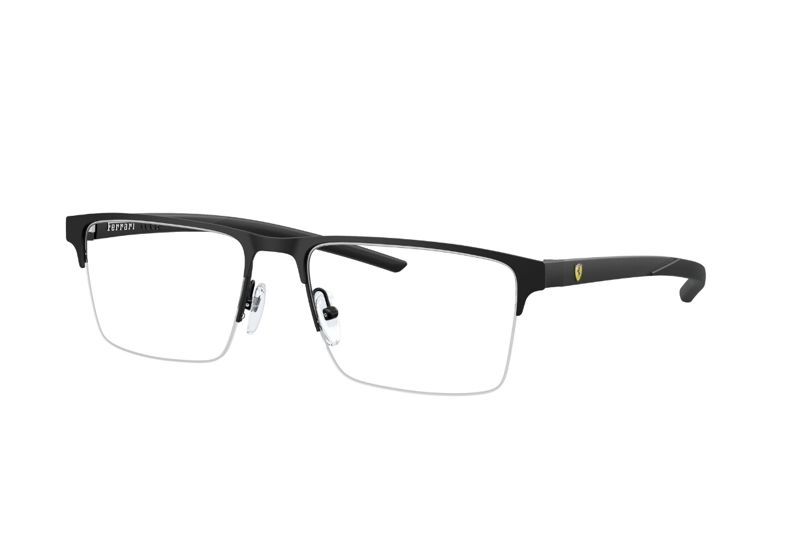 LENTES FERRARI ÓPTICOS NEGRO MATE SCUDERIA - 2