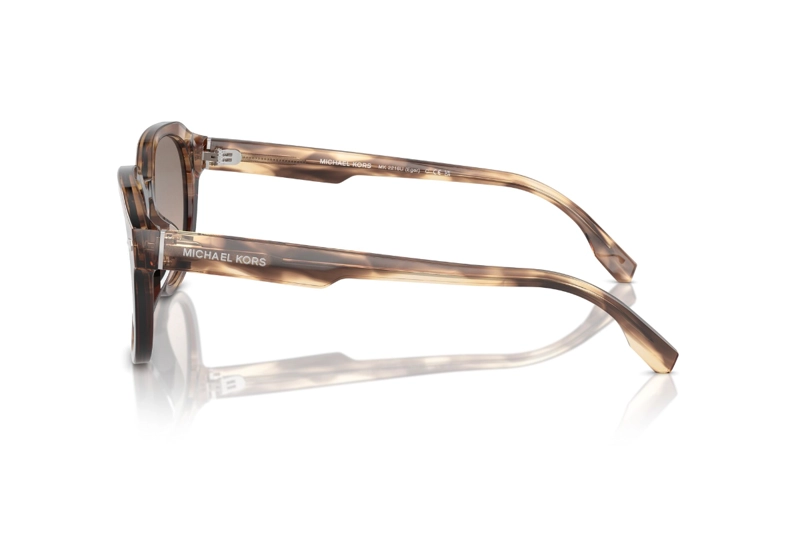 LENTES SOL MICHAEL KORS EGER MARRÓN DEGRADÉ ESPEJADOS - 3