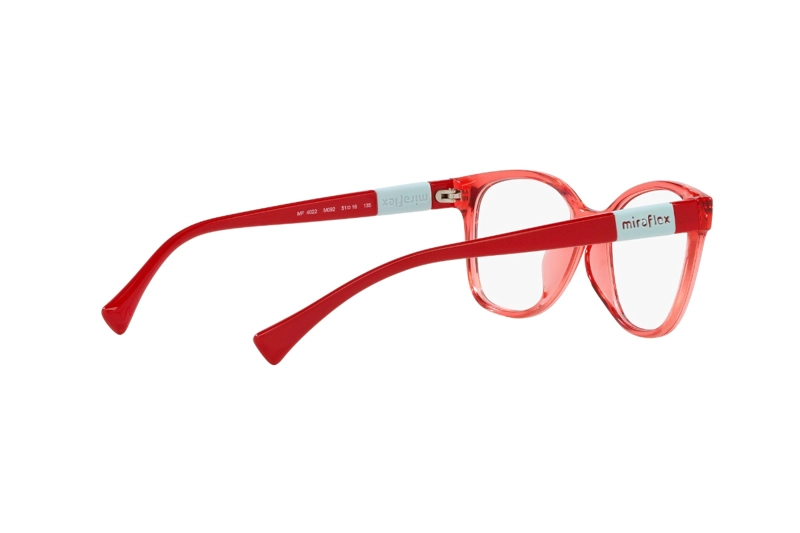 LENTES MIRAFLEX ÓPTICOS ROJO ROSA NIÑOS - 9