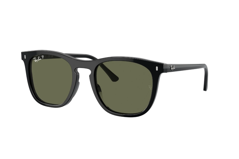 LENTES SOL RAY-BAN NEGRO POLARIZADOS - 2