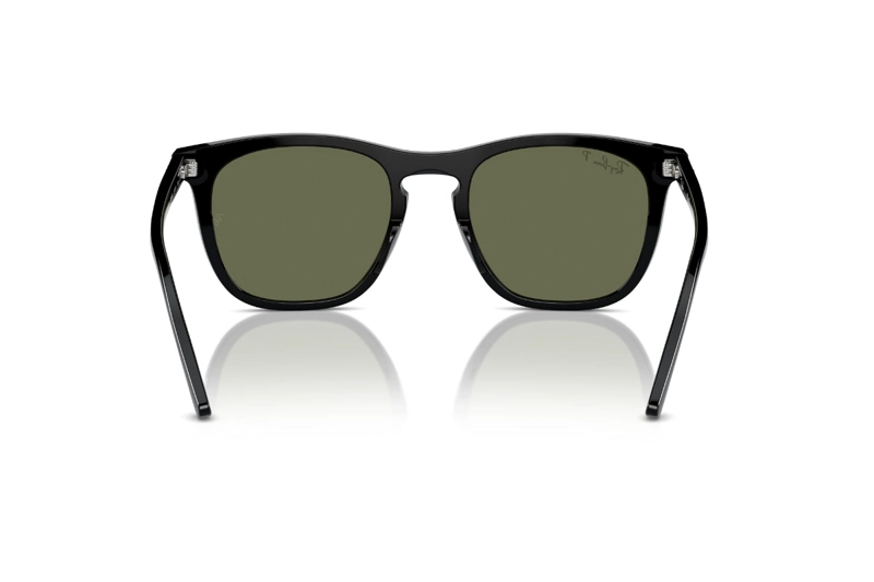 LENTES SOL RAY-BAN NEGRO POLARIZADOS - 4