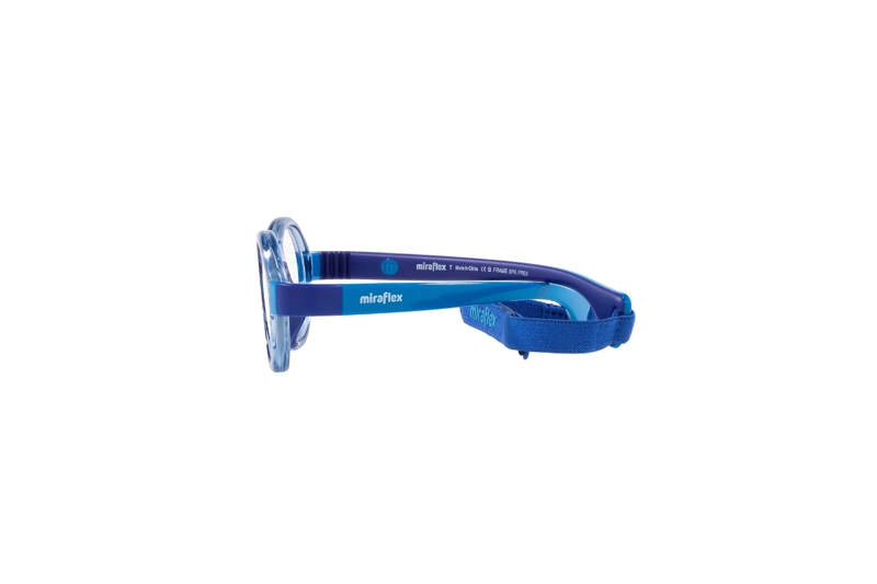 LENTES MIRAFLEX ÓPTICOS AZUL CON CORREA NIÑOS - 4