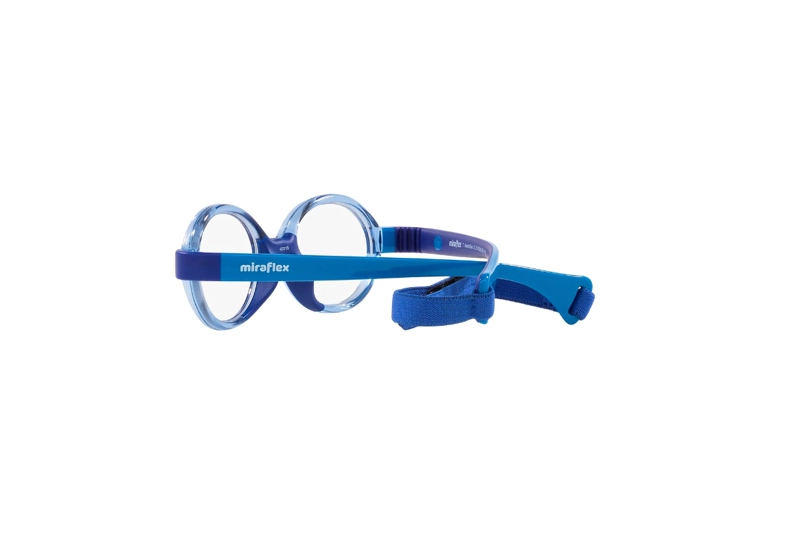 LENTES MIRAFLEX ÓPTICOS AZUL CON CORREA NIÑOS - 5