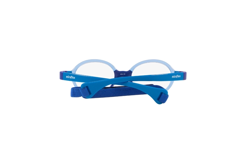 LENTES MIRAFLEX ÓPTICOS AZUL CON CORREA NIÑOS - 7
