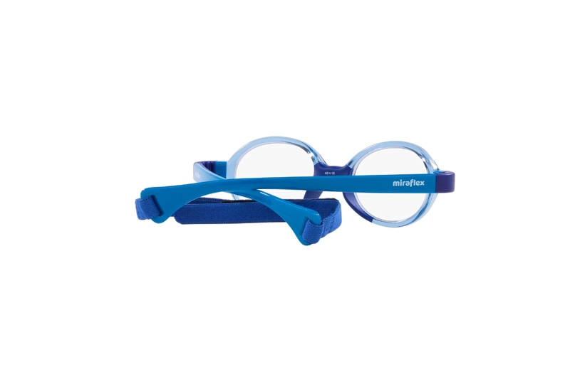 LENTES MIRAFLEX ÓPTICOS AZUL CON CORREA NIÑOS - 8