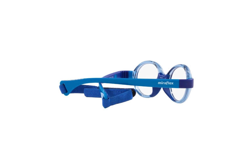 LENTES MIRAFLEX ÓPTICOS AZUL CON CORREA NIÑOS - 9